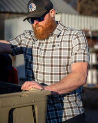 Borrego SS Shirt | Verde Crosscheck Plaid