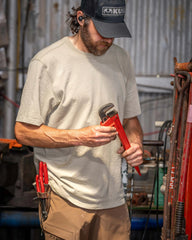 Workgrade SS Crew | Steel Blue