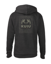 KUIU Topo Back Logo Hoodie | Charcoal