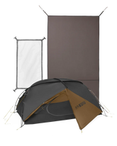 Mountain Star 2 Person Tent Set | Gunmetal-Camel