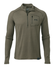 ULTRA Merino 145 Zip-T Hunting Shirt | Ash