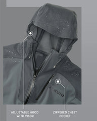 Axis Hybrid Hooded Jacket | Carbon