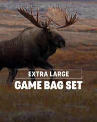 Moose/Bison XL Game Bag Set | White-Orange