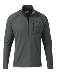 PRO Merino 200 Zip-T | Gunmetal