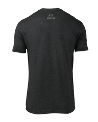 KUIU Topo Block Logo T-Shirt | Charcoal