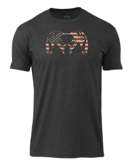 KUIU Solid Patriotic Ram T-Shirt | Charcoal