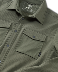 Blockfield Fleece Shirt Jacket | Dark Sage