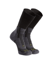 StrongWool Hybrid Crew Sock 2-Pair Pack | Grey Green