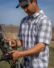 Borrego SS Shirt | Battleship Plaid