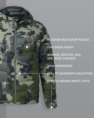 Super Down LT Hooded Jacket | Verde