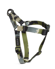 Camo Webbing Dog Harness | Verde