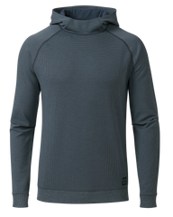 Canyon Waffle Hoodie | Steel Blue Heather