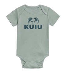 KUIU Stacked Logo Baby One-Piece | Tide