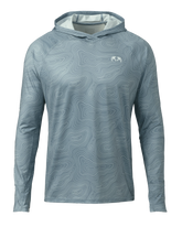 Gila LS Hoodie Topo | Glacier Topo Print