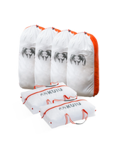 Small Deer/Antelope Game Bag Set | White-Orange