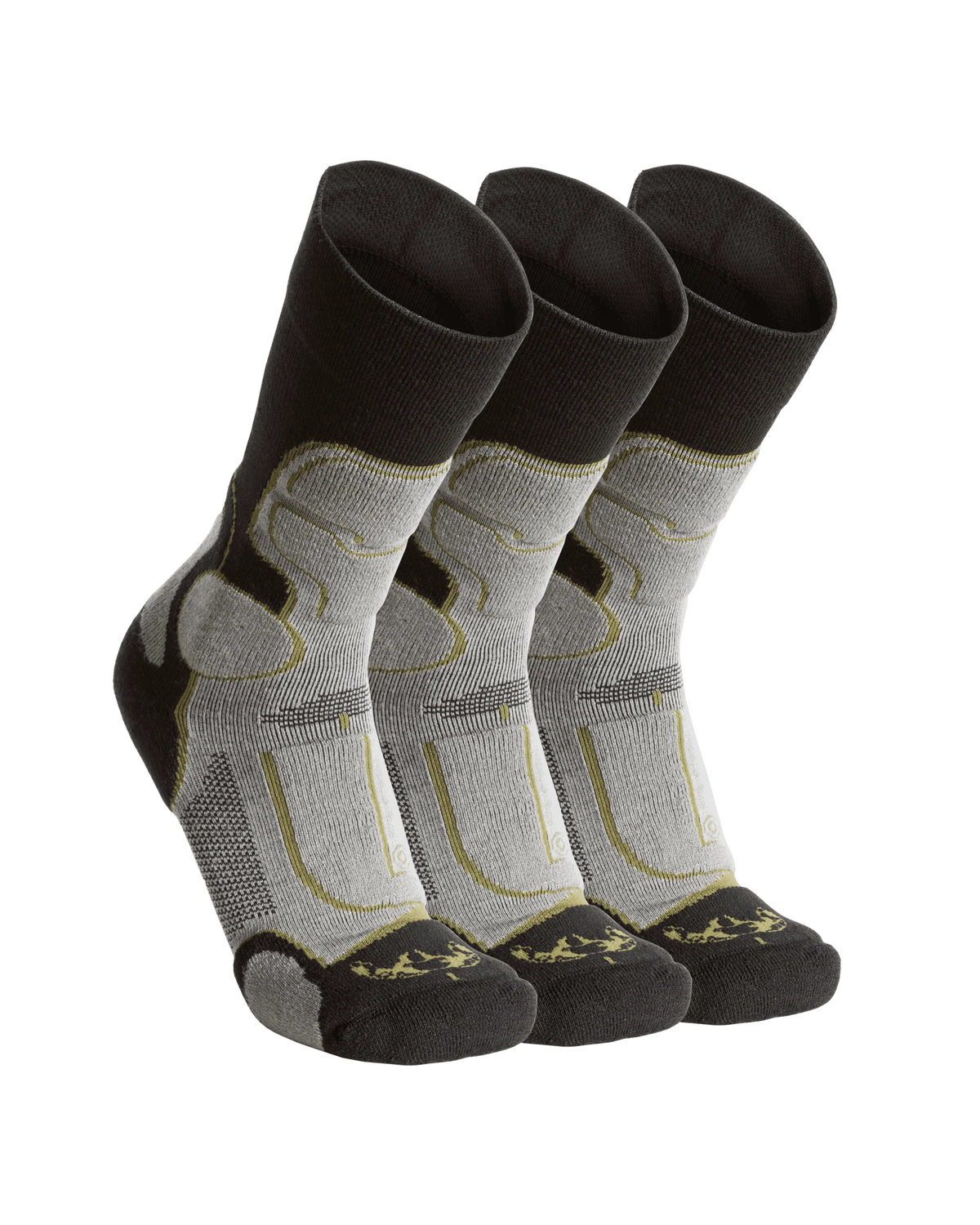 ULTRA Merino Crew Sock 3-Pair Pack | Grey Green