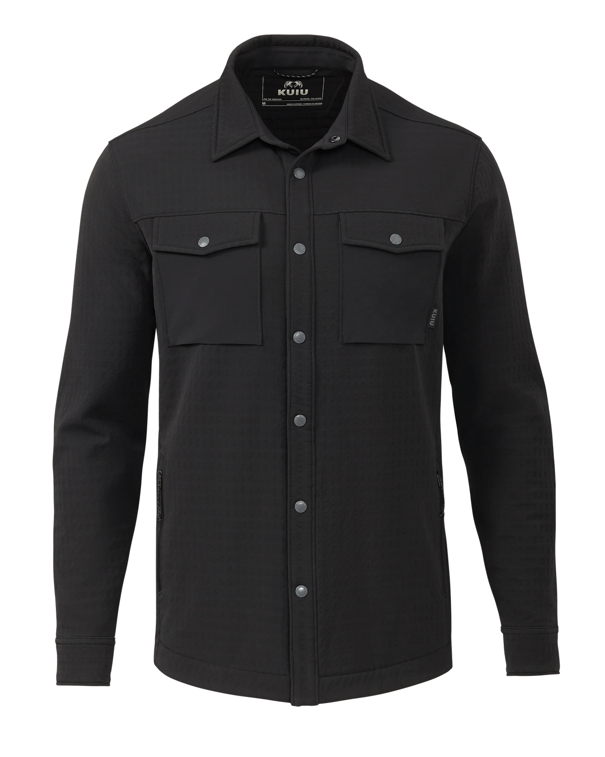 Blockfield Fleece Shirt Jacket | Black