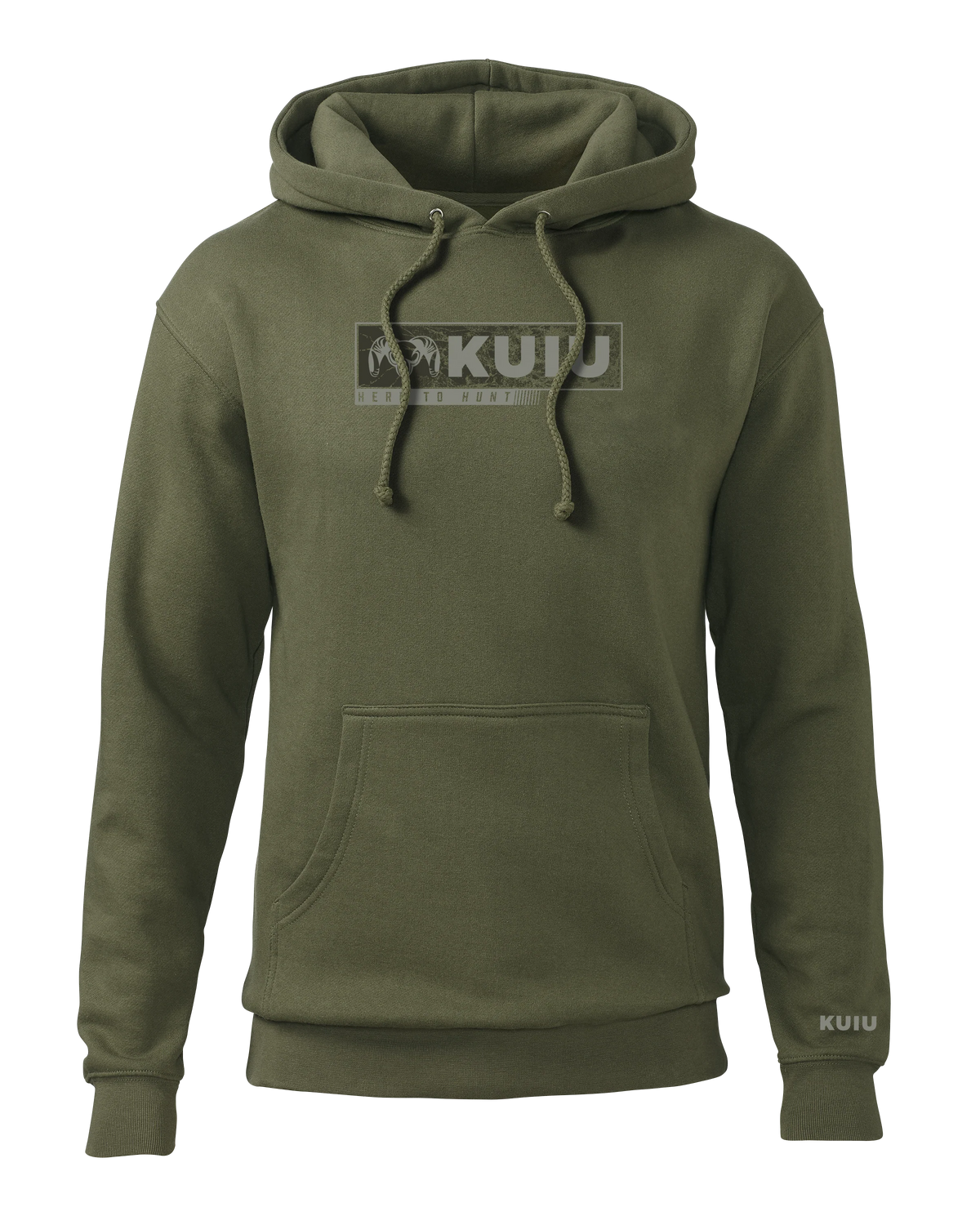 KUIU Here to Hunt Gritstone Hoodie | Army