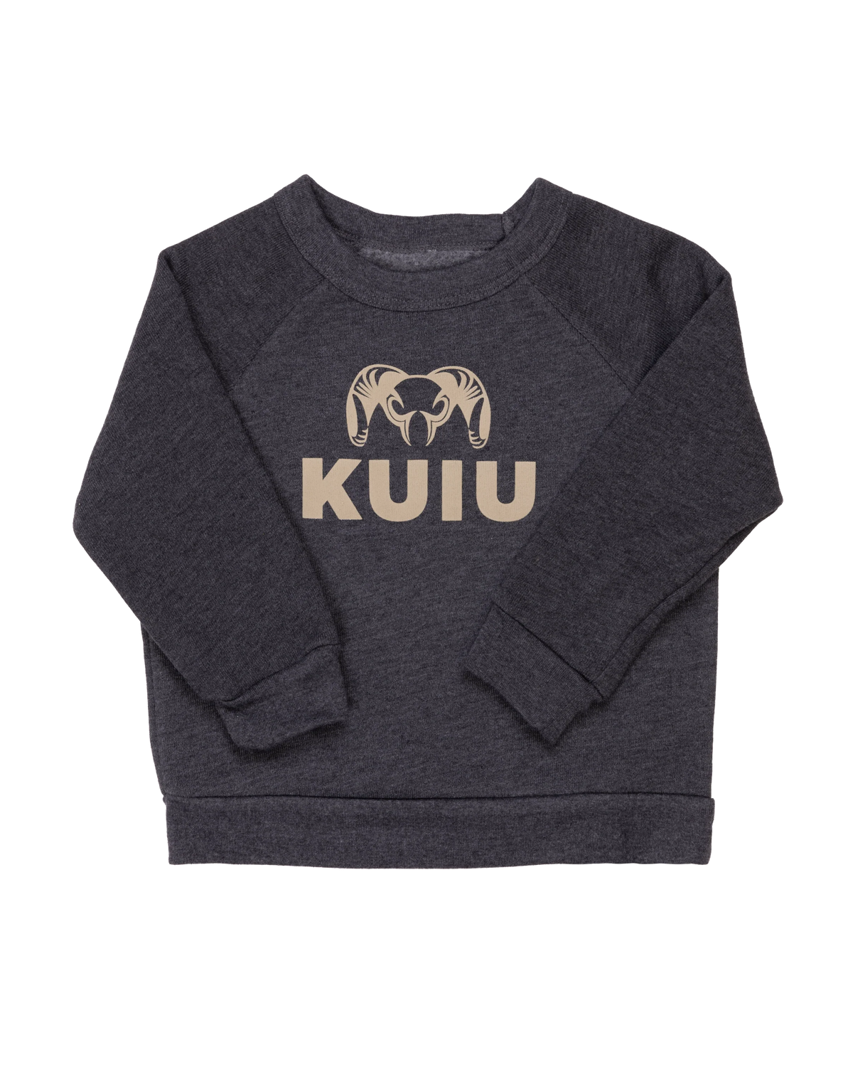 Toddler Stacked Logo Crewneck Sweatshirt | Khaki