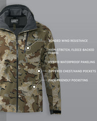 Axis Hybrid Hooded Jacket | Valo