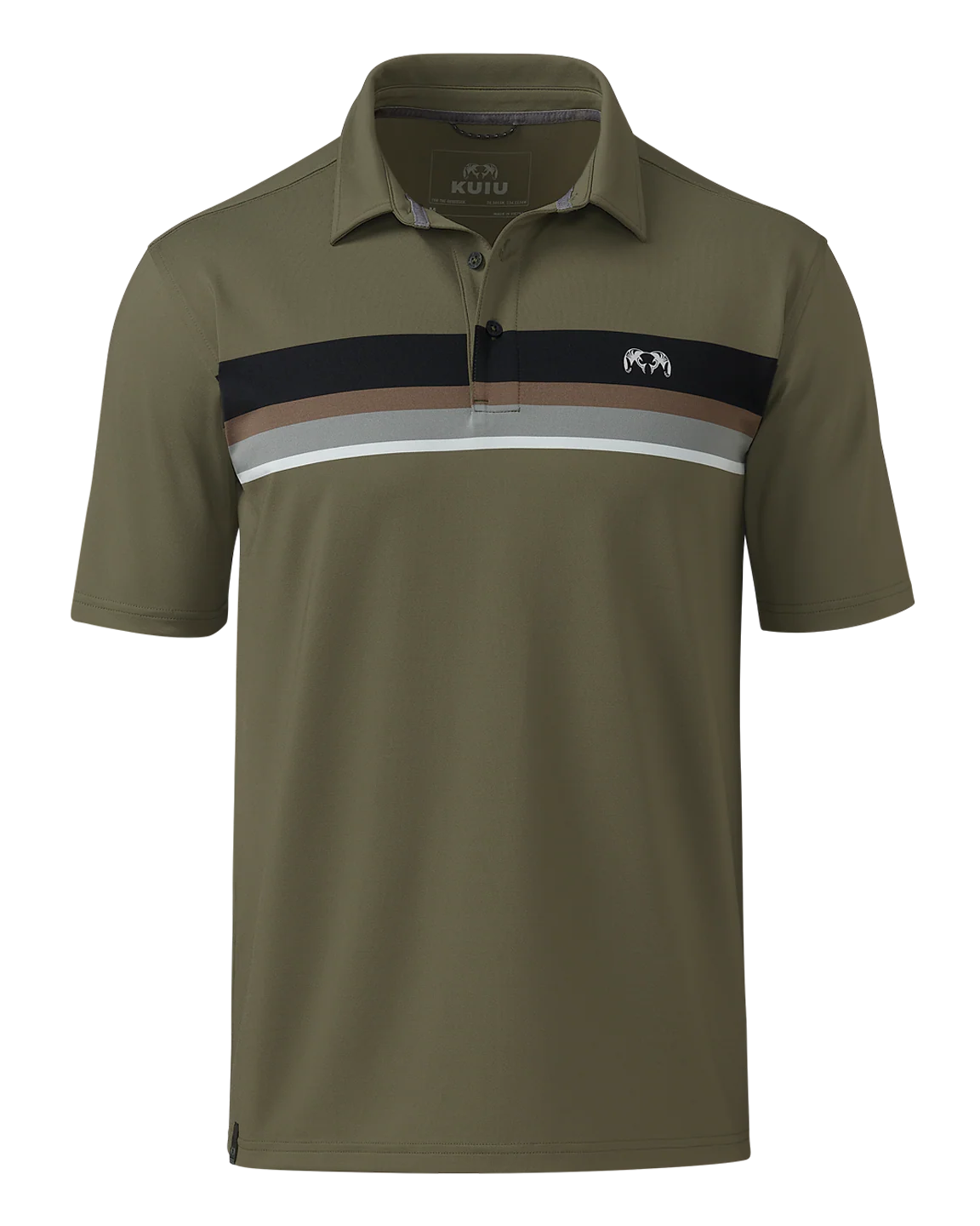 KUIU Performance Polo Stripe | Evergreen Chest Stripe