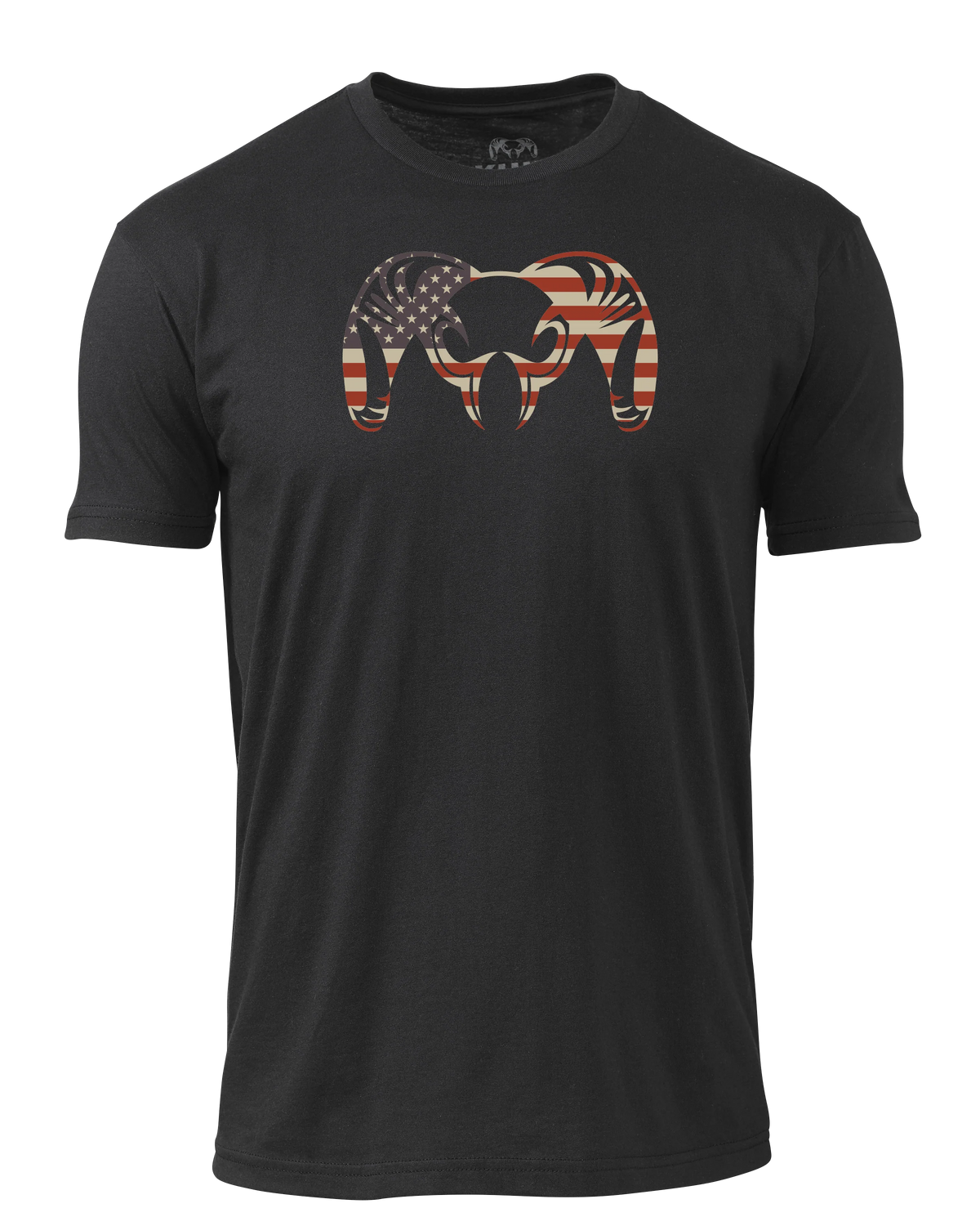 KUIU Solid Patriotic Ram T-Shirt | Black