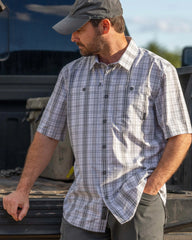 Borrego SS Shirt | Granite Plaid