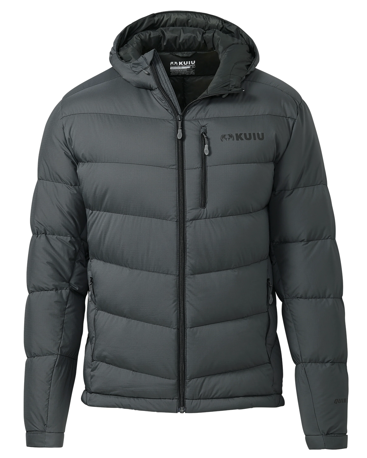 Super Down PRO Hooded Jacket | Gunmetal
