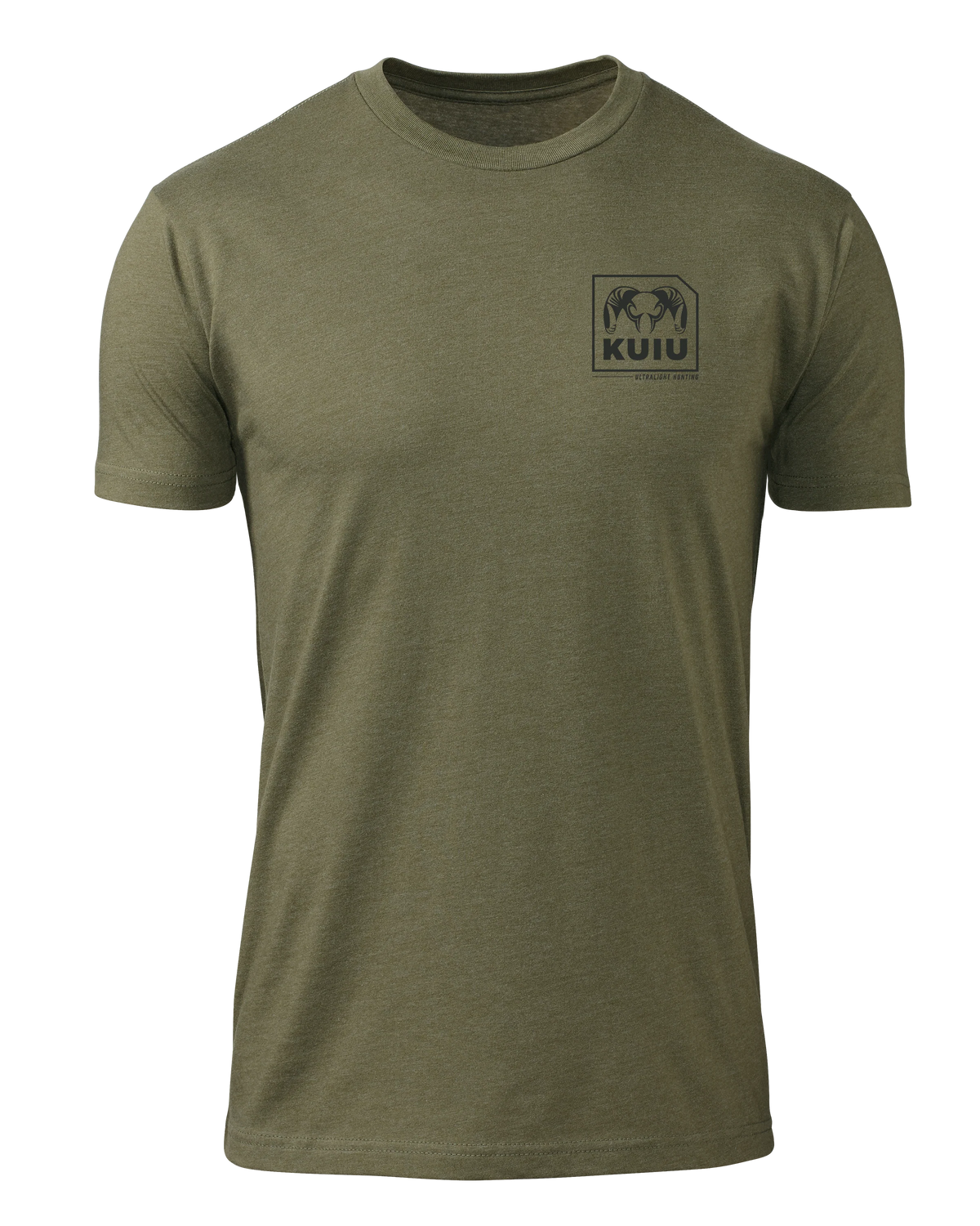 KUIU Square Chest Logo T-Shirt | Military Green