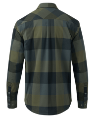 Field Flannel Fleece Shirt Jacket | Verde Plaid