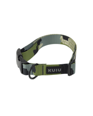 Camo Webbing Dog Collar | Verde