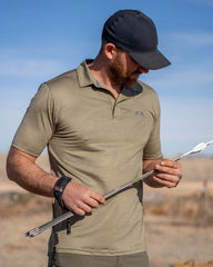 KUIU Performance Polo Topo | Slate Topo