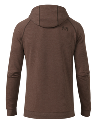 Canyon Waffle Hoodie | Cedar Heather