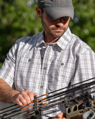 Borrego SS Shirt | Gravel Plaid