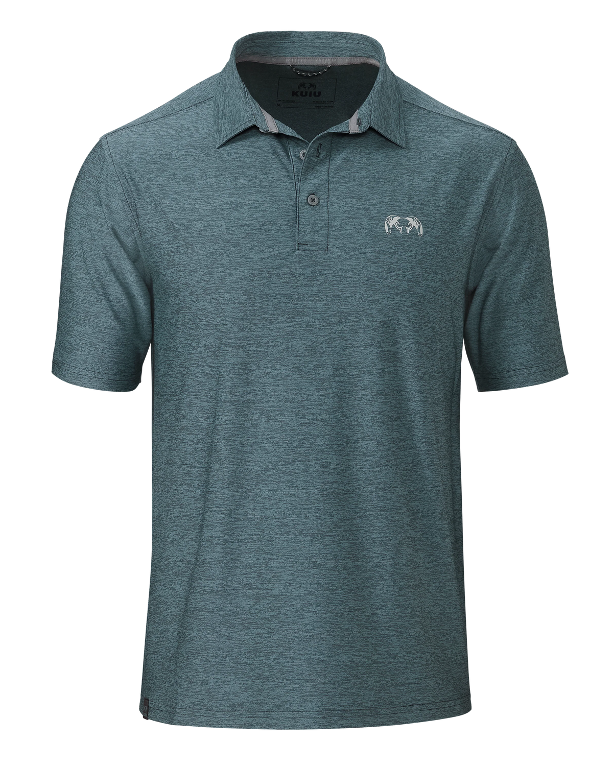 KUIU Performance Polo | Heather Slate