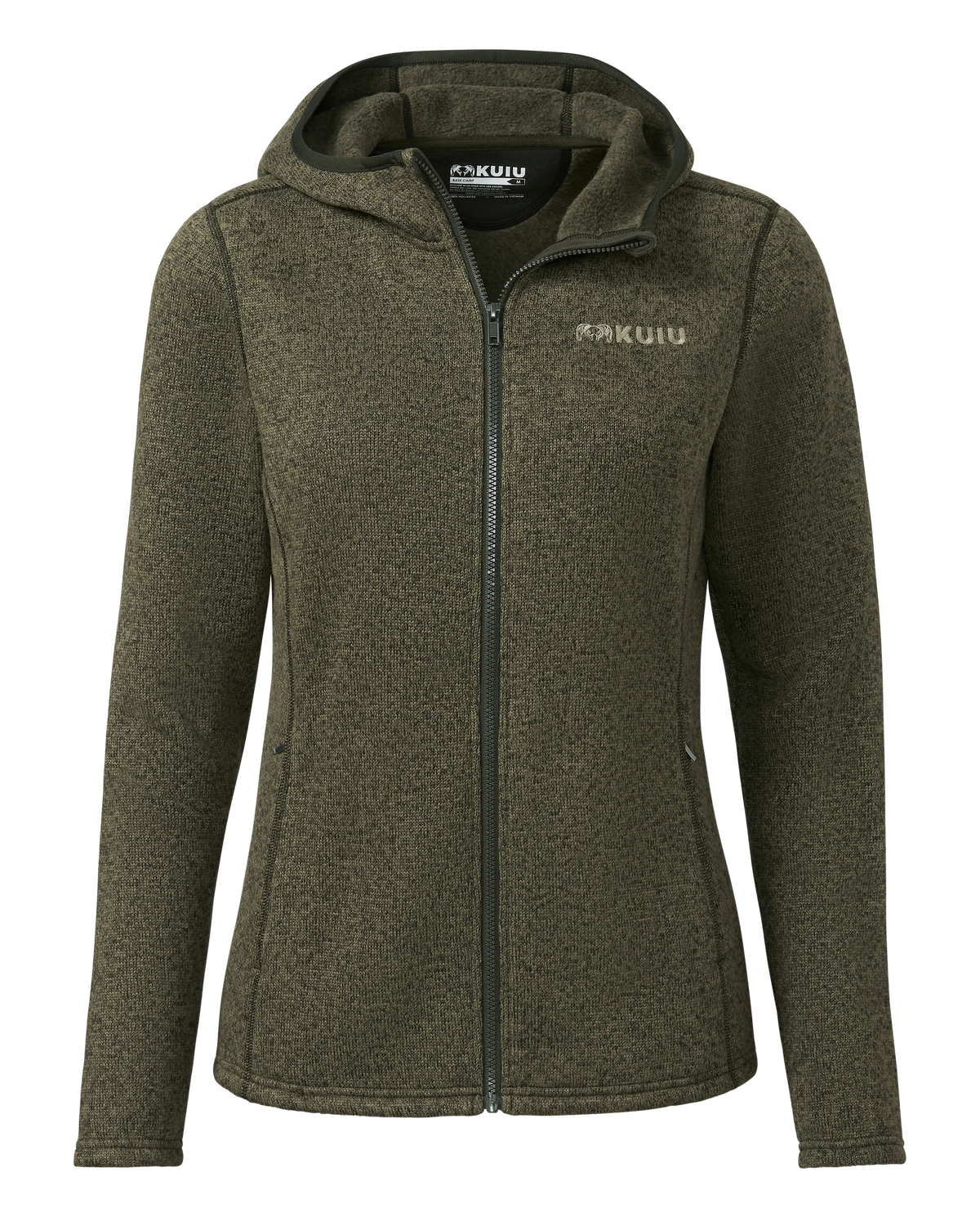 Women's Base Camp Hooded Sweater | Olive Heather