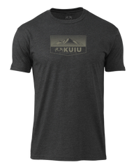 KUIU Ultralight Mountain Logo T-Shirt | Charcoal