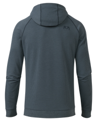 Canyon Waffle Hoodie | Steel Blue Heather