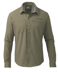 Mesa Vented LS Snap Shirt | Khaki