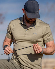 KUIU Performance Polo Topo | Slate Topo