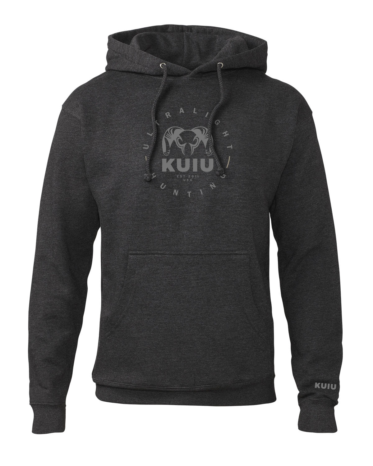 KUIU Ultralight Hunting Circle Hoodie | Charcoal