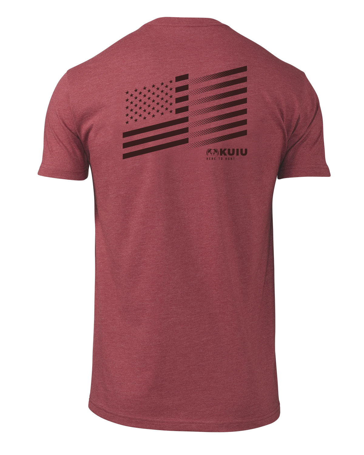 KUIU Solid Flag Fade T-Shirt | Cardinal