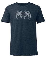 Youth Engraved Ram T-Shirt | Midnight Navy