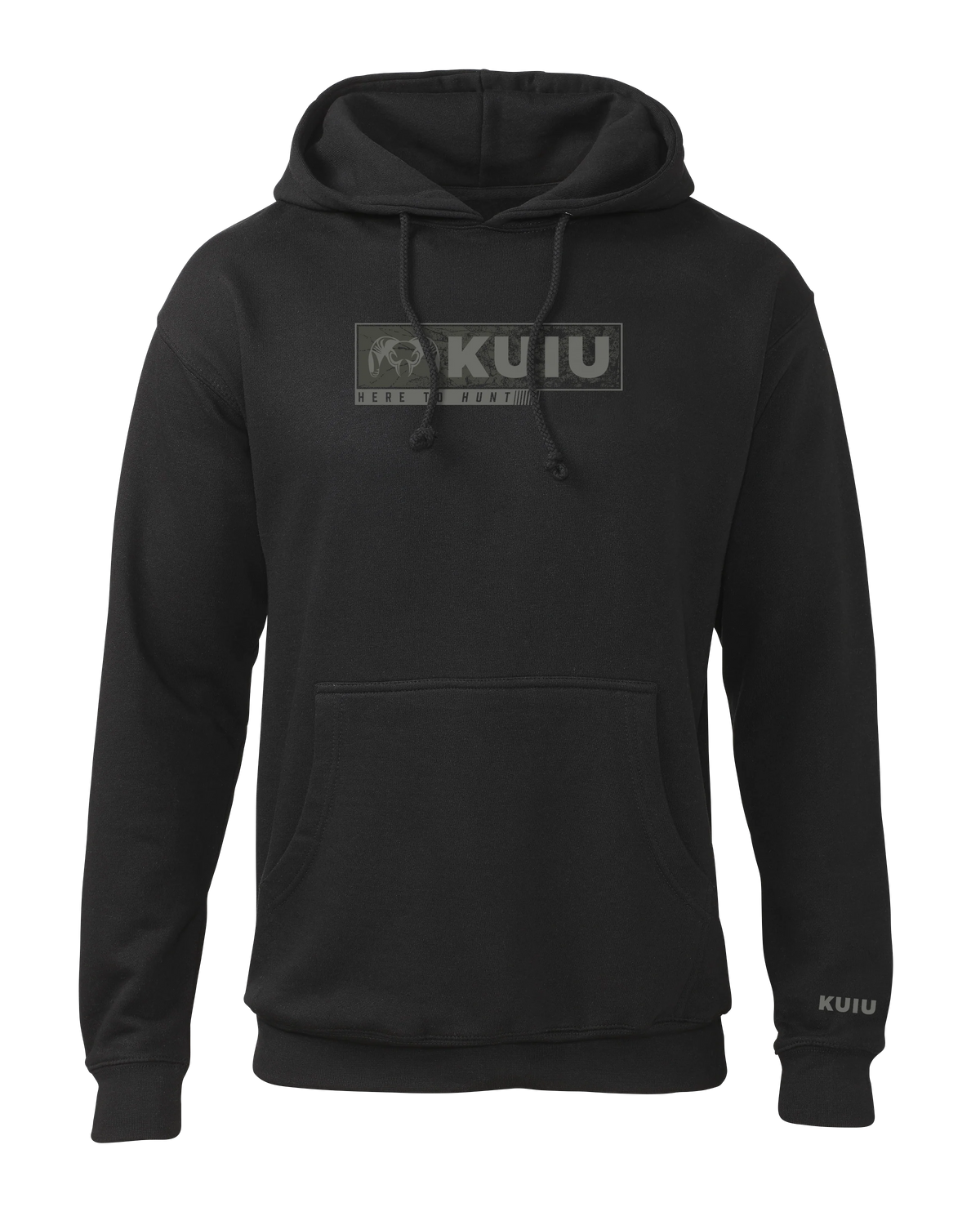KUIU Here to Hunt Gritstone Hoodie | Black