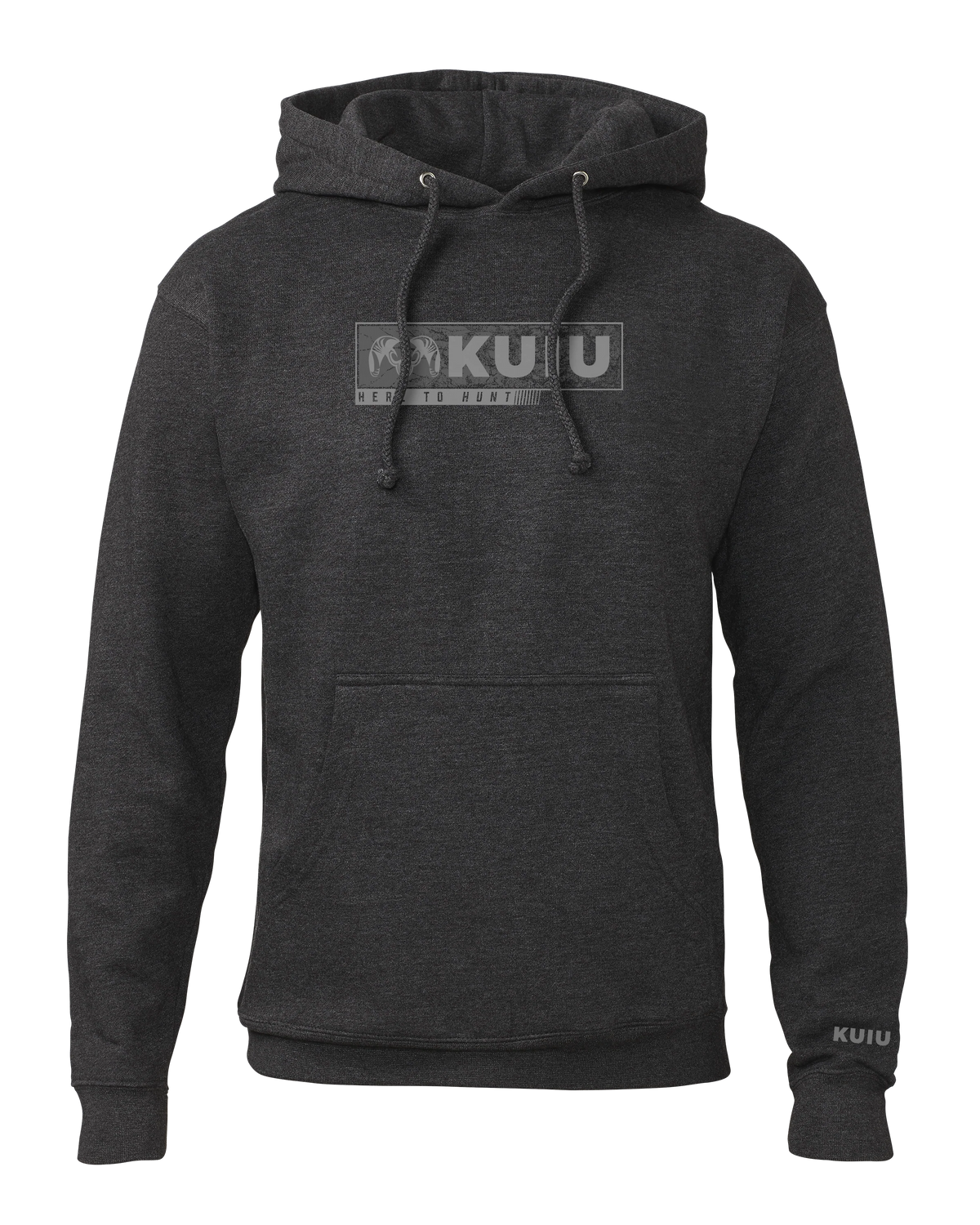 KUIU Here to Hunt Gritstone Hoodie | Charcoal